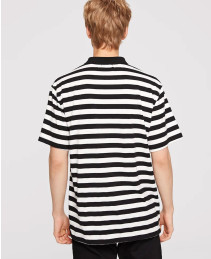 Black-&-White-Two-Tone-Striped-Polo-Shirt-RO-188-19-(1)