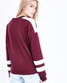Burgundy-Colour-Block-Sleeve-Sweatshirt-RO-2972-20-(1)