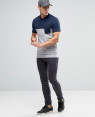Half-&-Half-Muscle-Polo-With-Pocket-In-Navy-and-Grey-Marl-RO-102536-(1)