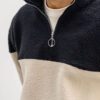 Custom-Men's-Half-Zip-Sherpa-Fur-Panel-Jacket-Premium-Teddy-Fleece-Pullover-RO-1045-25