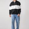 Custom Premium Men's Half Zip Panel Sweatshirt Jacket Fleece Pullover RO-1044-25