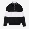 Custom Premium Men's Half Zip Panel Sweatshirt Jacket Fleece Pullover RO-1044-25