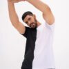 Custom T-Shirts Manufacturer Two Tone Plain & Printed Low MOQ RO-1055-25