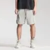 Custom-Unisex-Clipped-Corner-Washed-Sweat-Shorts-Manufacturer-RO-1054-25