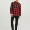 Heavyweight Check Flannel Shirt Customizable Outerwear RO-1034-25