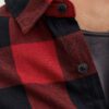 Heavyweight Check Flannel Shirt Customizable Outerwear RO-1034-25