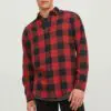 Heavyweight Check Flannel Shirt Customizable Outerwear RO-1034-25
