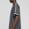 F:\Ready One Ind\Hostinger\Ready One Website\Products\Men\T-Shirts\Men's Oversized Striped Baseball Fashion T-Shirt - Custom Designs RO-1035-25