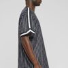 F:\Ready One Ind\Hostinger\Ready One Website\Products\Men\T-Shirts\Men's Oversized Striped Baseball Fashion T-Shirt - Custom Designs RO-1035-25