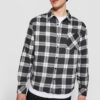 Men's Premium Check Flannel Shirts Custom Logo & Design Options RO-1032-25
