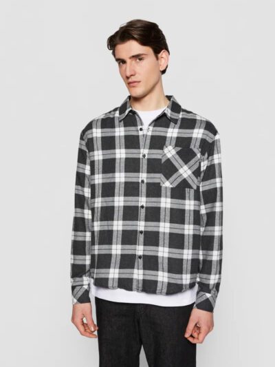 Men's Premium Check Flannel Shirts Custom Logo & Design Options RO-1032-25