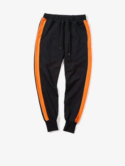 OEM Contrast Color Stripes Jogger Pants Unisex Custom Side Stripe Sweatpants RO-1053-25