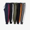 OEM Contrast Color Stripes Jogger Pants Unisex Custom Side Stripe Sweatpants RO-1053-25