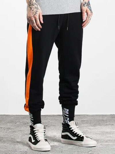 OEM Contrast Color Stripes Jogger Pants Unisex Custom Side Stripe Sweatpants RO-1053-25
