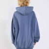 Unisex Acid Wash Oversized Drop Shoulder Hoodie Vintage Washed RO-1041-25