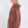 Unisex Acid Wash Oversized Drop Shoulder Hoodie Vintage Washed RO-1041-25