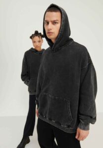 Unisex Heavyweight Acid Wash Oversized Hoodie 400GSM Drop Shoulder Hoodie by Ready One