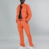 Wholesale Mens Cargo Tracksuits Custom Logo Windbreaker Sweatsuit with Private Label RO-1052-25