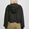 Custom Women's Zipper Short Hoodie Wholesale