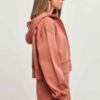 Custom Women's Zipper Short Hoodie Wholesale