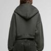 Custom Your Brand Drop Shoulder Oversized Zip-Up Hoodie