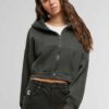 Custom Your Brand Drop Shoulder Oversized Zip-Up Hoodie