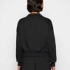 Drop Shoulder Half-Zip Sweatshirt and Matching Shorts Set