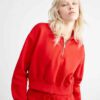 Premium Women Half Zip Drop Shoulder Tracksuit