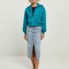 The Premium Essentials Zipper Cropped Hoodie