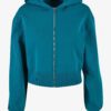 The Premium Essentials Zipper Cropped Hoodie