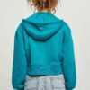 The Premium Essentials Zipper Cropped Hoodie