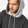 Soft maroon hoodie with contrasting hood lining, featuring durable double stitching and cozy fleece interior