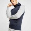 Premium white embroidered hoodie with ribbed texture and spacious front pocket