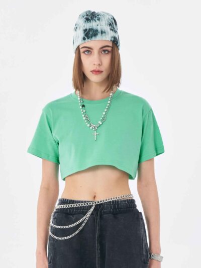 Custom Wholesale Women Crop Tops Manufacturing Factory RO-1080-26