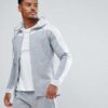 Heavyweight black cotton hoodie with front kangaroo pocket and ribbed cuffs