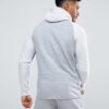 Heavyweight black cotton hoodie with kangaroo pocket and ribbed cuffs