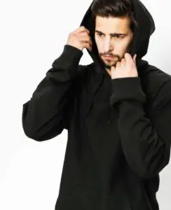 High Quality All Black Basic Plain Custom Hoodie by Ready One