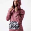 Charcoal fleece hoodie with sturdy stitching and silky texture, crafted by Ready One, showcasing soft fabric and a plush inte