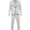 Luxe tracksuits in bulk: soft fleece, durable stitching. Unisex fit, available in various colors. Ribbed cuffs & waistband, c