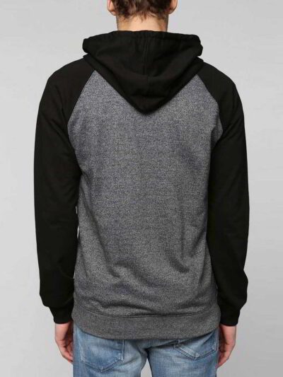 Streetwear hoodie showing soft fleece texture, clean seams. Casual hooded sweatshirt in neutral tone. Comfortable, relaxed fi