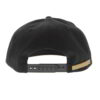 Two-tone baseball cap: heather gray front, navy bill. Snapback closure, embroidered logo. Durable woven fabric with neat, con