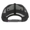 Close-up of a textured golf cap. Adjustable strap, detailed stitching, breathable sweatband. Pre-curved brim shades your eyes