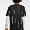 Men's crew neck t-shirt with all-over print. Soft, textured knit. Notice the reinforced double-stitched hem. Casual top. - Vi