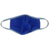 Vibrant assorted face masks. Soft, breathable fabric, meticulous stitching. Reusable cloth masks in blue, pink, and yellow hu