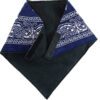 Crimson bandana face mask, textured cotton twill, clean overlock stitching. Versatile headwear, vibrant color, breathable fab
