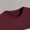 Boy's tee: bold stripes of blue, orange, and gray. Soft knit fabric, durable seams. Casual style for everyday wear, vibrant &