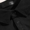 Close-up of a breathable polo shirt with vibrant custom dye-sublimation print. Note the fine stitching and textured, moisture