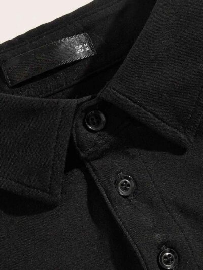 Close-up of a breathable polo shirt with vibrant custom dye-sublimation print. Note the fine stitching and textured, moisture