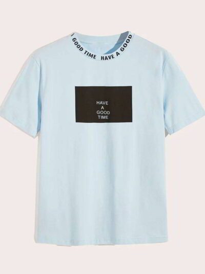 Stacked blank t-shirts, heather gray & white, soft knit texture visible. Crew neck, clean seams, ready for printing. - View 1