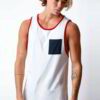 Crisp blank tank tops, smooth jersey knit, clean seams. Perfect for printing. See the soft drape and vibrant color potential!